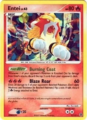 MCAP: Entei - 4/132 (Cracked Ice Holo) (Holofoil)