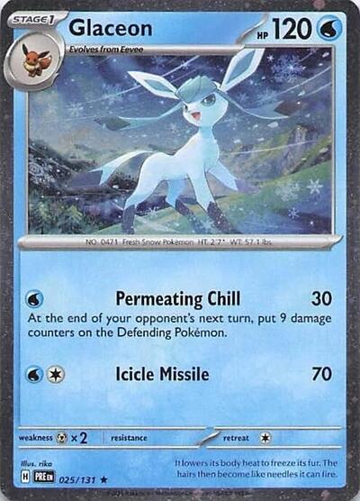 MCAP: Glaceon - 025/131 (Cosmos Holo) (Holofoil)