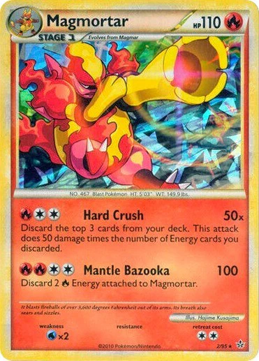 MCAP: Magmortar - 2/95 (Cracked Ice Holo) (Holofoil)