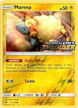 MCAP: Mareep - 75/214 (Toys R Us Promo) (Reverse Holofoil)