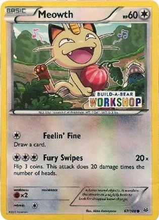 MCAP: Meowth - 67/108 (Build-A-Bear Workshop Exclusive)