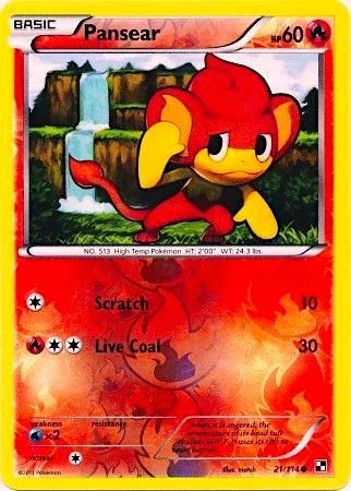 MCAP: Pansear - 21/114 (Energy Holo) (Reverse Holofoil)