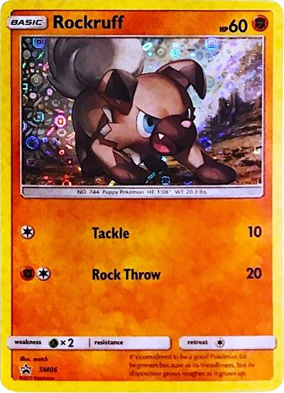 MCAP: Rockruff - SM06 (General Mills Promo) (Holofoil)