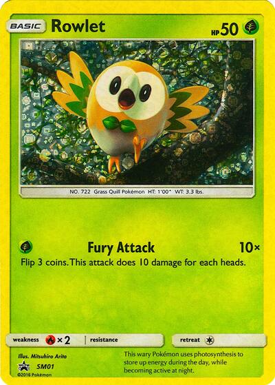 MCAP: Rowlet - SM01 (General Mills Promo) (Holofoil)