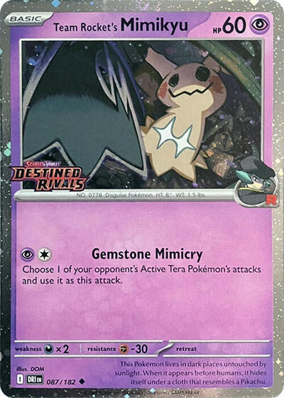 MCAP: Team Rocket's Mimikyu (Prerelease) (Holofoil)