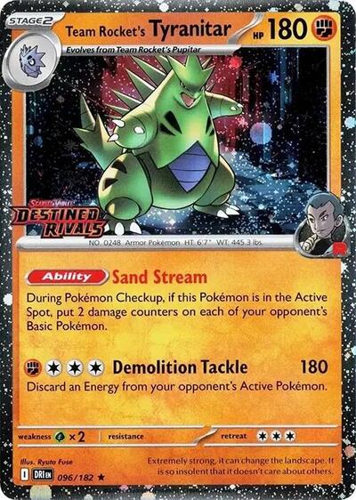 MCAP: Team Rocket's Tyranitar (Prerelease) (Holofoil)