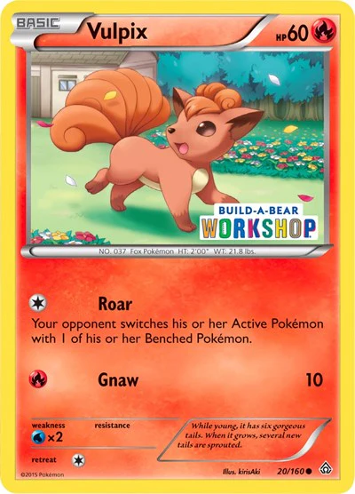 MCAP: Vulpix - 20/160 (Build-A-Bear Workshop Exclusive)