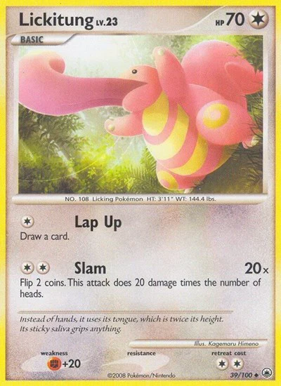 MD: Lickitung (Reverse Holofoil)