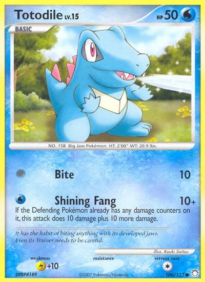MT: Totodile (Reverse Holofoil)