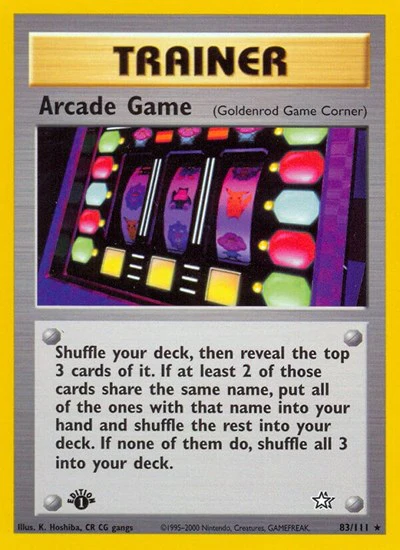 N1: Arcade Game (Goldenrod Game Corner) (1st Edition)