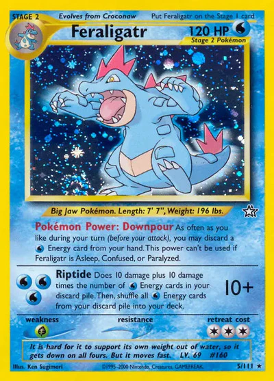 N1: Feraligatr (5) (Unlimited Holofoil)
