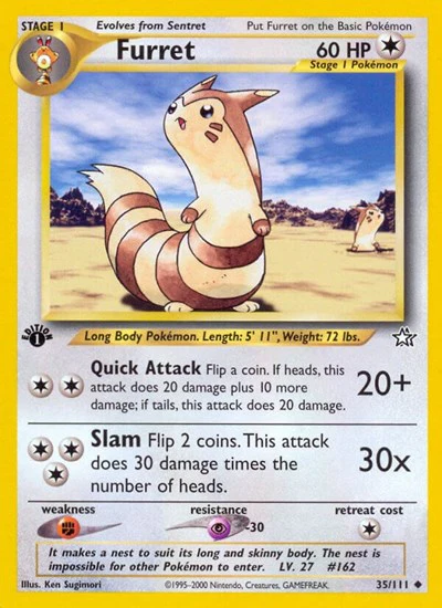 N1: Furret (1st Edition)