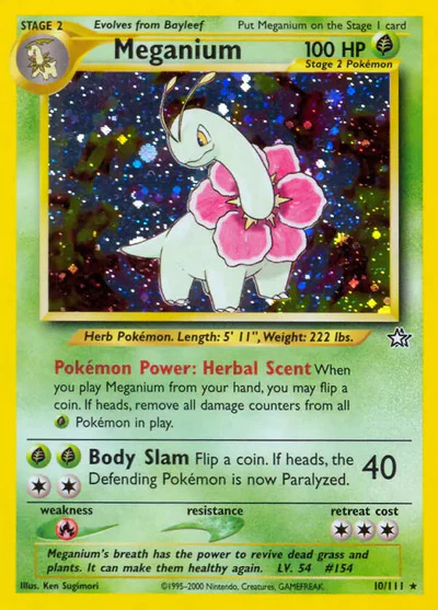 N1: Meganium (10) (Unlimited Holofoil)