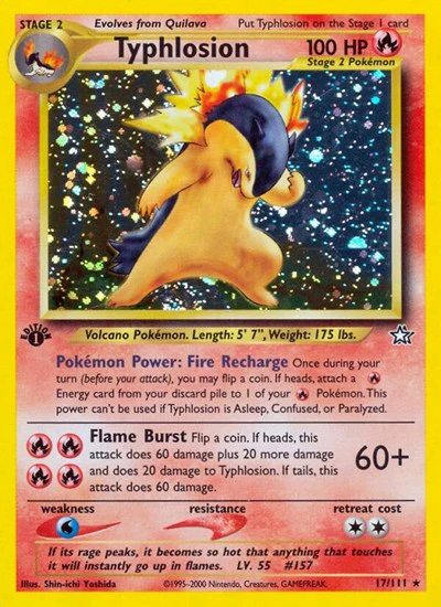 N1: Typhlosion (17) (1st Edition Holofoil)
