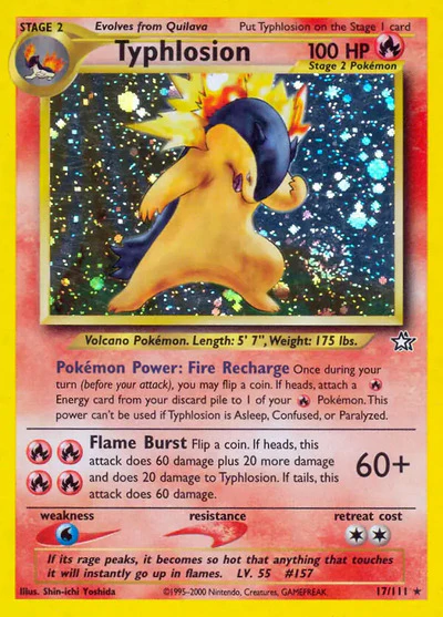N1: Typhlosion (17) (Unlimited Holofoil)
