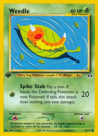 N2: Weedle (1st Edition)