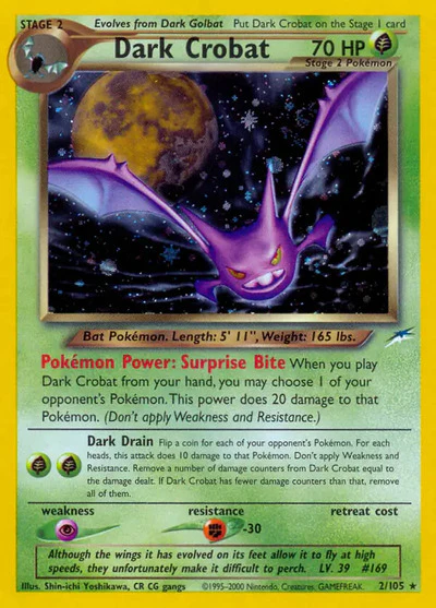N4: Dark Crobat (Unlimited Holofoil)