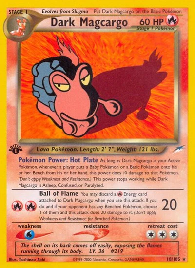 N4: Dark Magcargo (1st Edition)