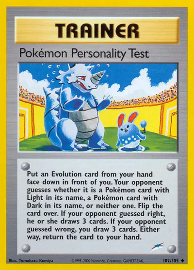 N4: Pokemon Personality Test (Unlimited)
