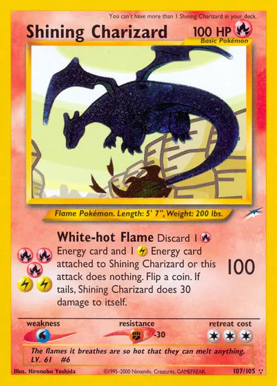 N4: Shining Charizard (Unlimited Holofoil)