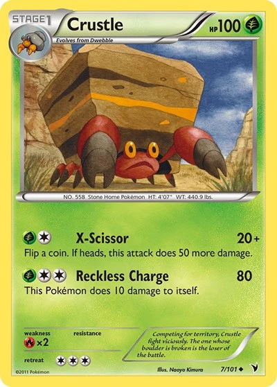 NVI: Crustle (Reverse Holofoil)