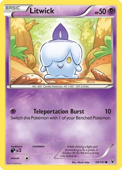 NVI: Litwick (58) (Reverse Holofoil)