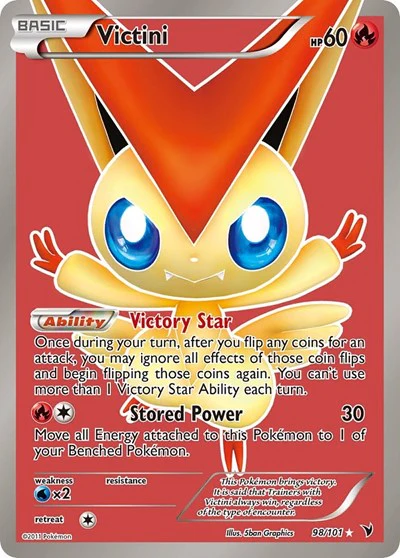 NVI: Victini (98 Full Art) (Holofoil)