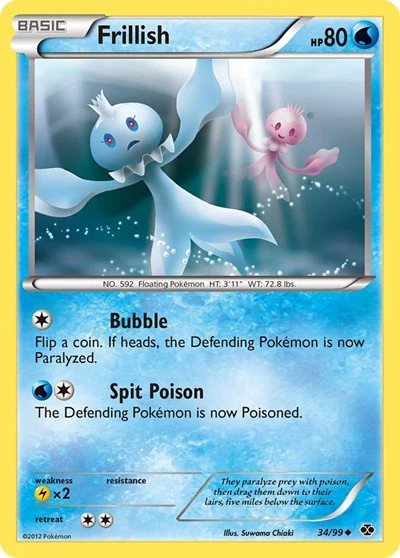 NXD: Frillish (Reverse Holofoil)