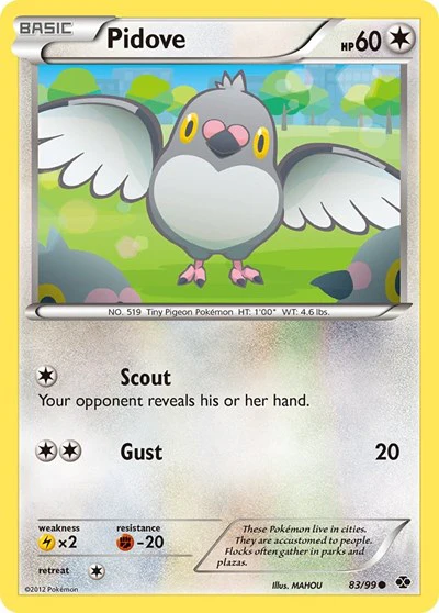 NXD: Pidove (Reverse Holofoil)
