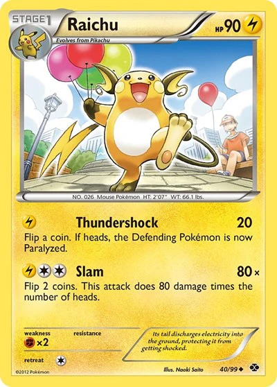 NXD: Raichu (Reverse Holofoil)