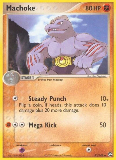 PK: Machoke (Reverse Holofoil)