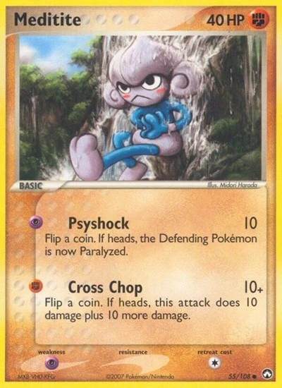PK: Meditite (Reverse Holofoil)