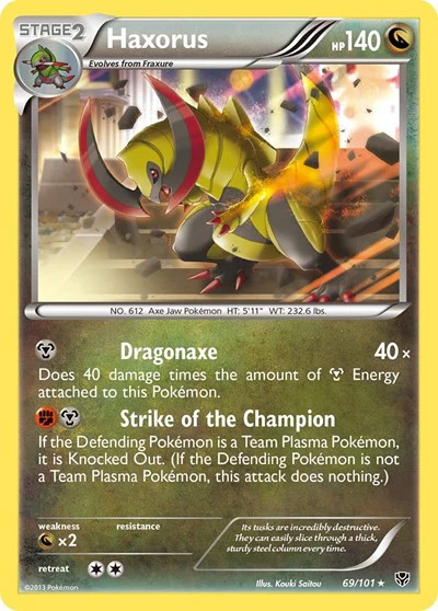PLB: Haxorus (Reverse Holofoil)