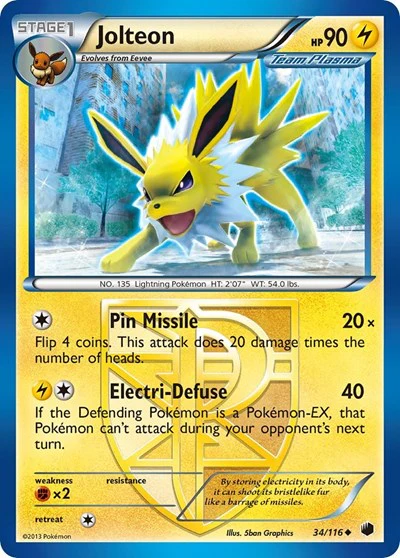 PLF: Jolteon (Team Plasma) (Reverse Holofoil)