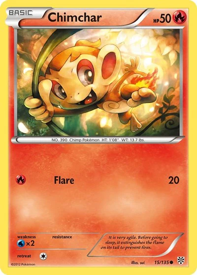 PLS: Chimchar (Reverse Holofoil)