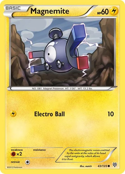 PLS: Magnemite (43) (Reverse Holofoil)