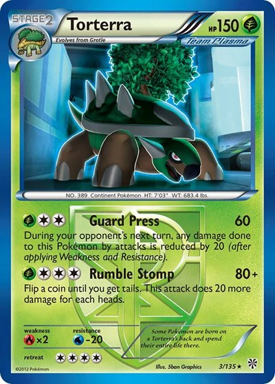 PLS: Torterra (Team Plasma) (Reverse Holofoil)