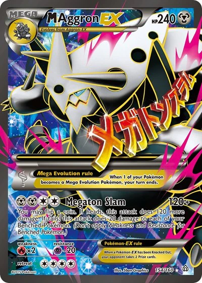 PRC: M Aggron EX (154 Full Art) (Holofoil)