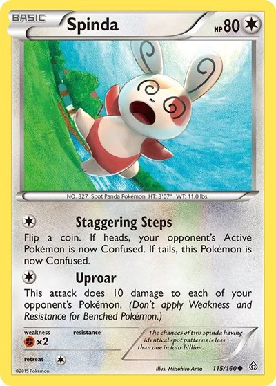 PRC: Spinda (Reverse Holofoil)