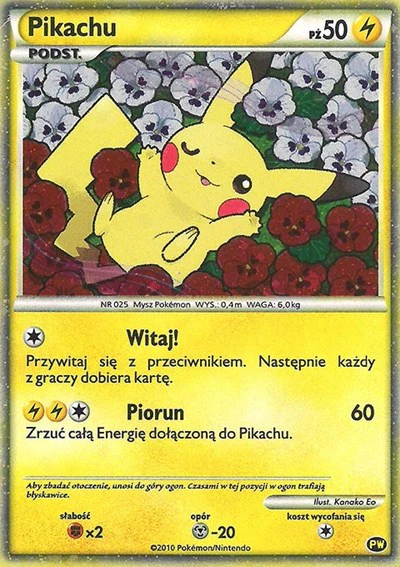 PWCP: Pikachu (Polish) (Holofoil)