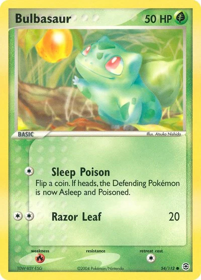 RG: Bulbasaur - 054/112