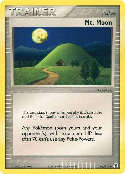RG: Mt. Moon (Reverse Holofoil)