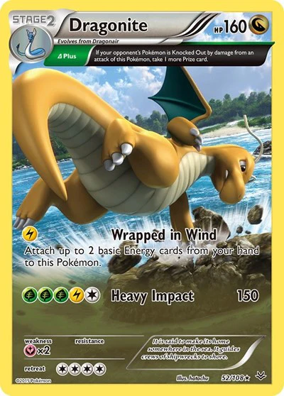 ROS: Dragonite (52 Delta) (Holofoil)