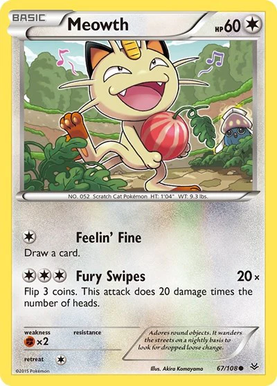 ROS: Meowth (Reverse Holofoil)