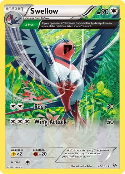ROS: Swellow (72 Delta) (Holofoil)