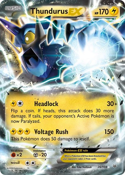 ROS: Thundurus EX (Holofoil)