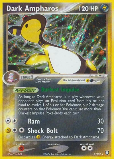 RR: Dark Ampharos (Holofoil)