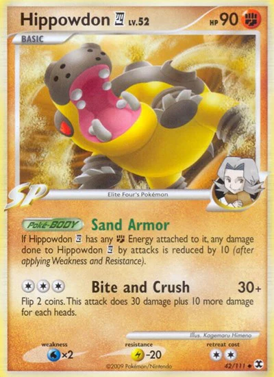RR: Hippowdon E4 (Reverse Holofoil)