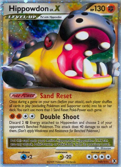 RR: Hippowdon Lv.X (Holofoil)