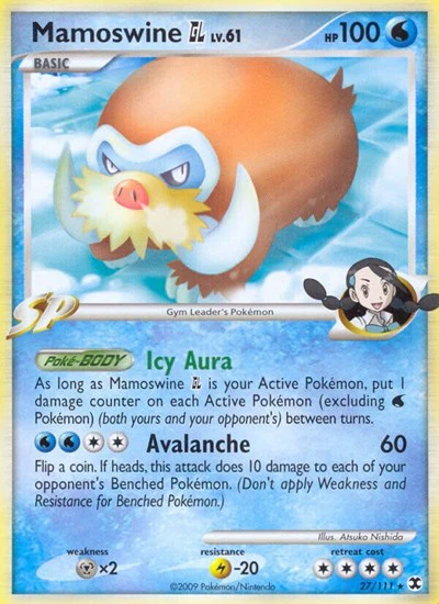 RR: Mamoswine GL (Reverse Holofoil)
